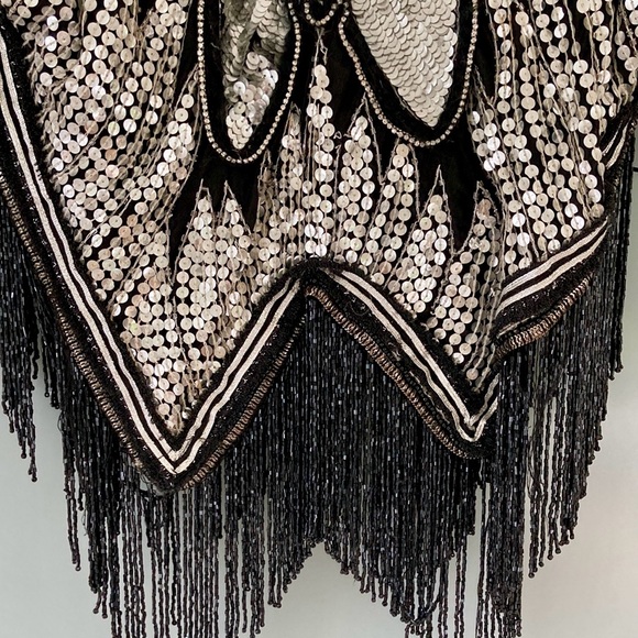 Vintage Customized 100%Silk Top - Picture 7 of 9